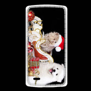 Coque LG G3 Chaton et Chiot Noël