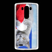 Coque LG G3 Chat Noël 6