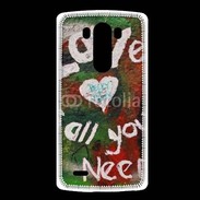 Coque LG G3 Love is all you need