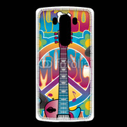 Coque LG G3 Peace love music 3