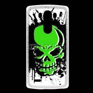 Coque LG G3 Tête de mort en vert et noir