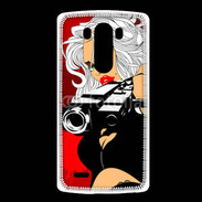Coque LG G3 Femme blonde tueuse 50