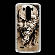 Coque LG G3 Visage tatouée et percée 50