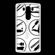 Coque LG G3 Icônes coiffeur