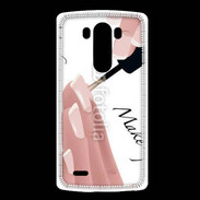 Coque LG G3 Pose de vernis esthéticienne