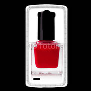 Coque LG G3 Vernis rouge esthéticienne