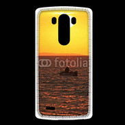 Coque LG G3 Levé de soleil et bateau de pêche en mer
