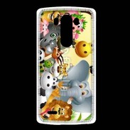 Coque LG G3 Cartoon animaux fun