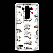 Coque LG G3 Bande dessinée de mariés