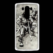 Coque LG G3 Guerrier en dessin 25