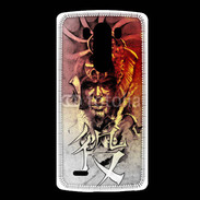 Coque LG G3 Visage de guerrier en dessin 60