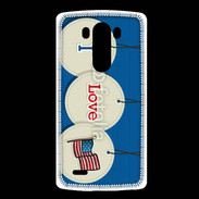 Coque LG G3 I love USA 5