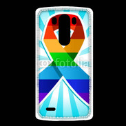Coque LG G3 Rainbow Pride Ribbon