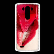 Coque LG G3 Rose et bouche