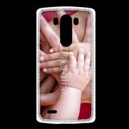 Coque LG G3 Famille main dans la main