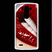 Coque LG G3 Bouche fatale rouge