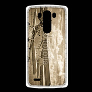 Coque LG G3 Vieux biplans en noir et blanc