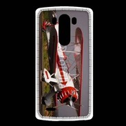 Coque LG G3 Biplan blanc et rouge