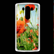 Coque LG G3 Champs de coquelicots