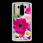 Coque LG G3 Bouquet de fleur sur bois