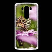 Coque LG G3 Fleur et papillon