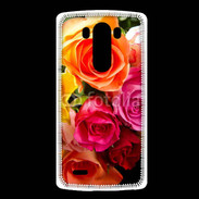 Coque LG G3 Bouquet de roses multicouleurs