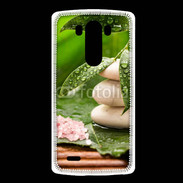 Coque LG G3 Galet et feuilles mouillées