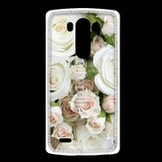 Coque LG G3 Rose blanche et rose 5