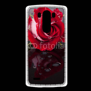 Coque LG G3 Belle rose Rouge 10