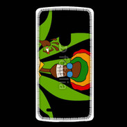Coque LG G3 Portrait abstrait de Rasta