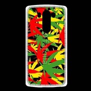 Coque LG G3 Fond de cannabis coloré