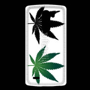 Coque LG G3 Double feuilles de cannabis