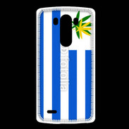 Coque LG G3 Drapeau Uruguay cannabis 2
