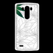 Coque LG G3 Fond cannabis