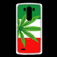 Coque LG G3 Drapeau italien cannabis