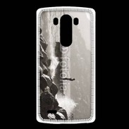 Coque LG G3 Pêcheur noir et blanc