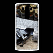 Coque LG G3 Vintage fusil et cartouche