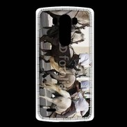 Coque LG G3 Abrivado Chevaux et taureaux