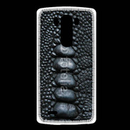 Coque LG G3 Effet crocodile noir