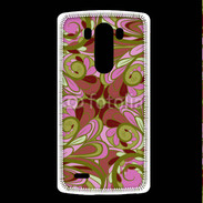 Coque LG G3 Ensemble floral Vert et rose