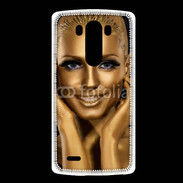 Coque LG G3 Femme couleur or