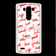Coque LG G3 Fashion mots