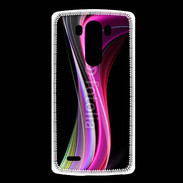 Coque LG G3 Abstract multicolor sur fond noir