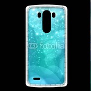 Coque LG G3 Fond bulles bleus