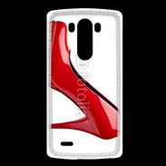 Coque LG G3 Escarpin rouge 2