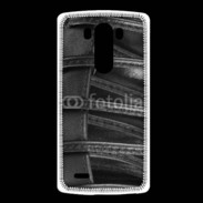 Coque LG G3 lacets cuir