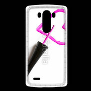 Coque LG G3 Coeur avec vernis à ongle 50