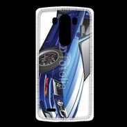 Coque LG G3 Mustang bleue