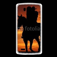 Coque LG G3 Silhouette de cowboy