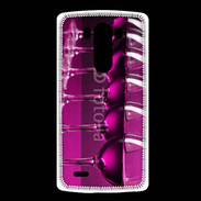 Coque LG G3 Verre de vin sur fond rose